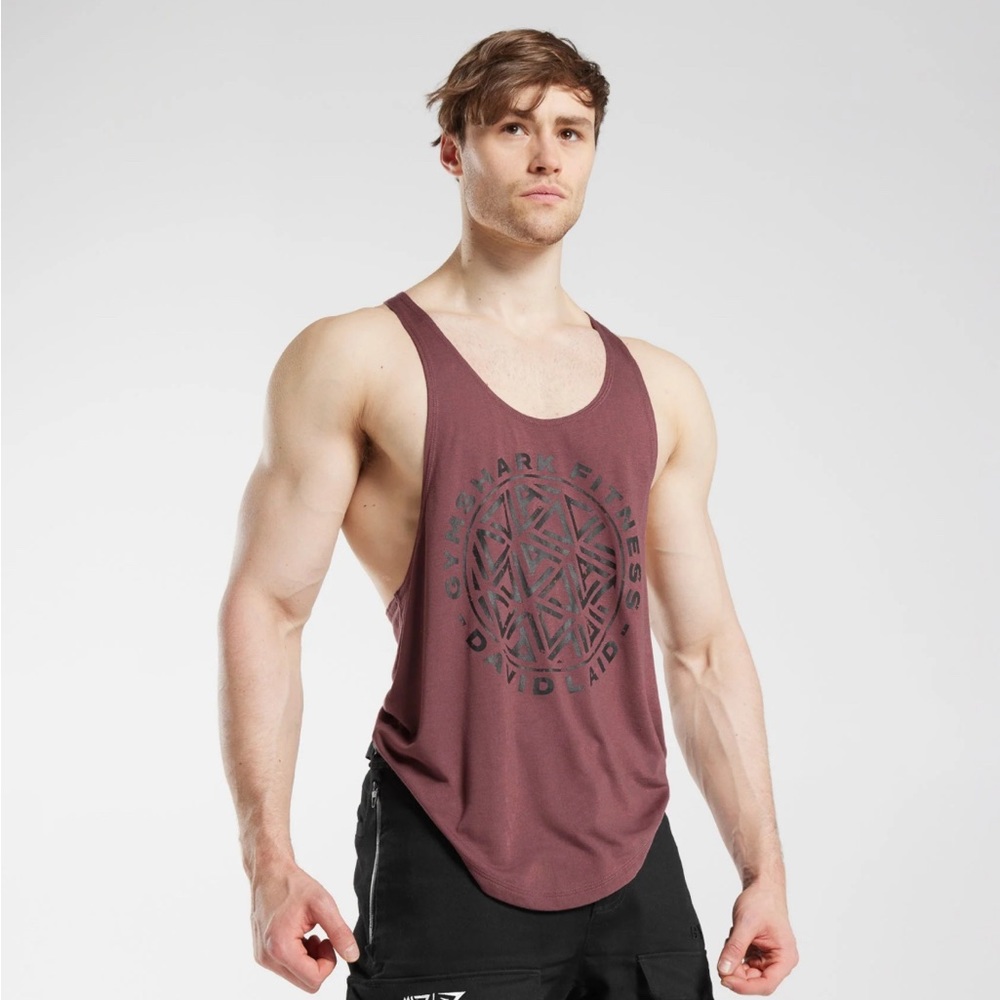 Gymshark X David Laid Maroon Stringer